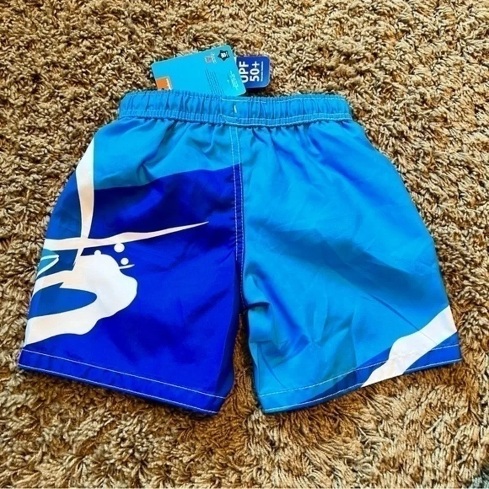 💚 NWT Nickelodeon Baby Sharkswim trunks with comfort liner